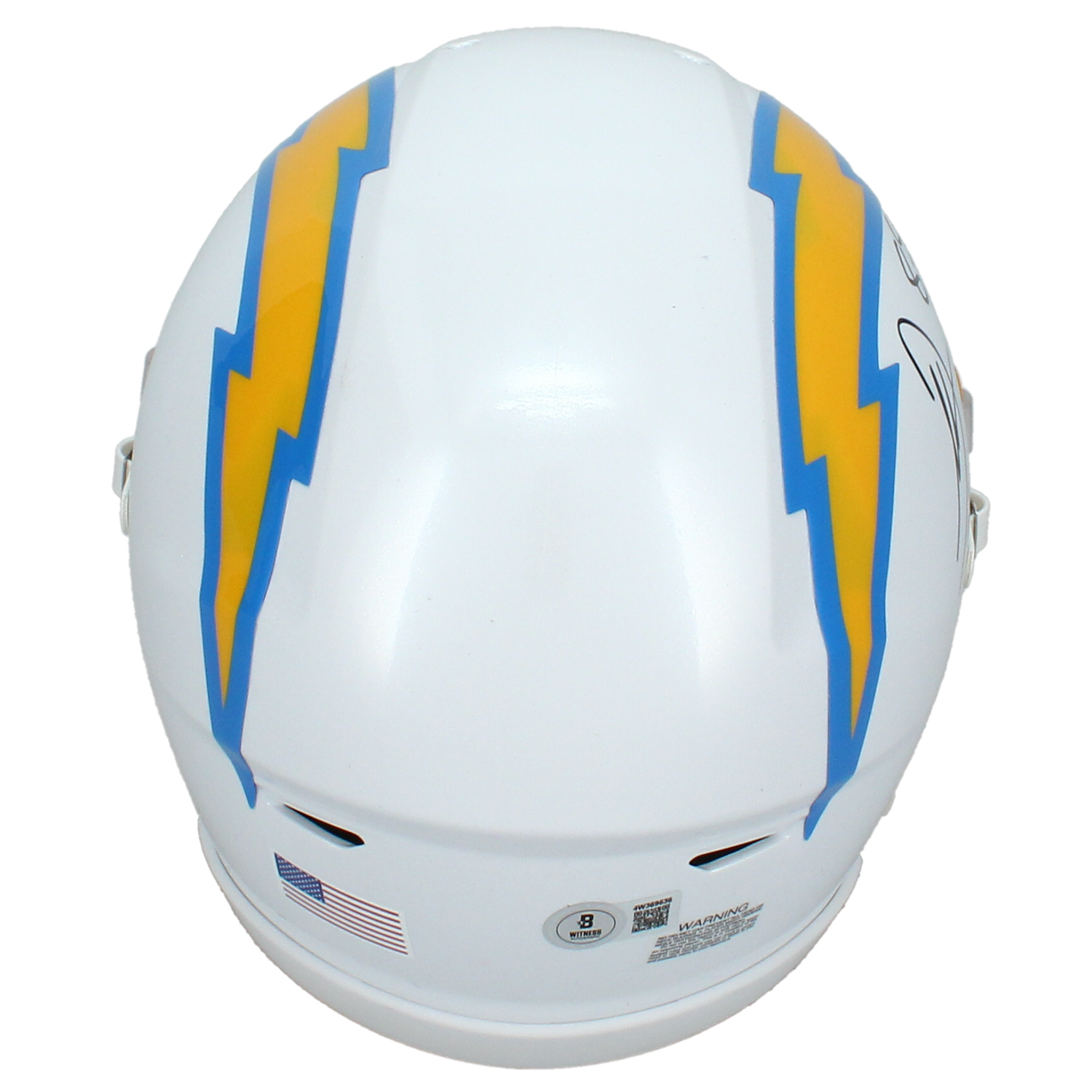 Antonio Gates Autographed Los Angeles Chargers Mid-Size Speedflex MIDI Helmet Beckett