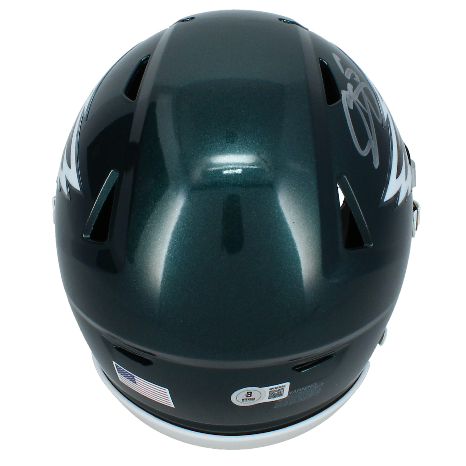 Donovan McNabb Autographed Eagles Mid-Size Speedflex MIDI Helmet Beckett