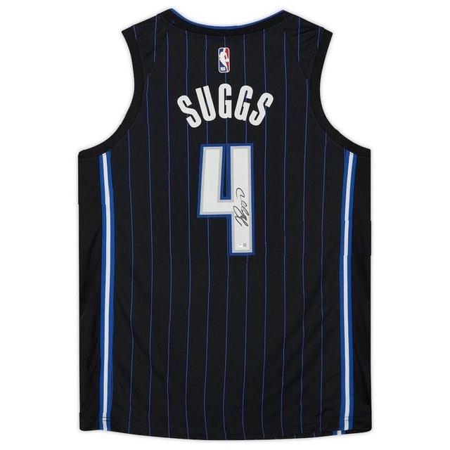 JALEN SUGGS Autographed Orlando Magic Black Nike Swingman Jersey FANATICS
