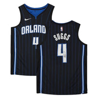JALEN SUGGS Autographed Orlando Magic Black Nike Swingman Jersey FANATICS