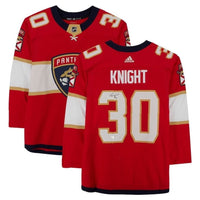 SPENCER KNIGHT Autographed Florida Panthers Authentic Jersey FANATICS