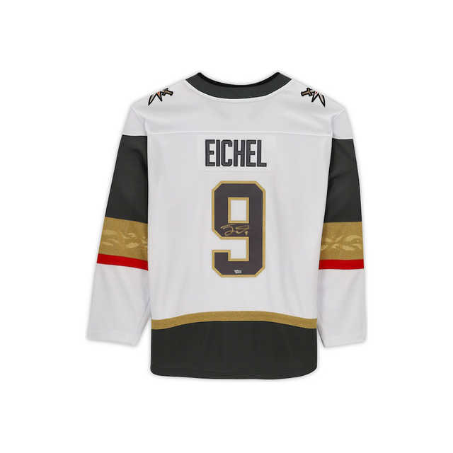 JACK EICHEL Autographed Las Vegas Golden Knights White Breakaway Jersey FANATICS