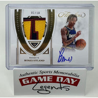 Bones Hyland Nuggets 2021-22 Flawless Auto Patch Trading Card LE 1/10