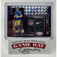 Stetson Bennett IV Auto RPA RC Panini Purple Certified Rams Card FFMS-27 LE 1/5