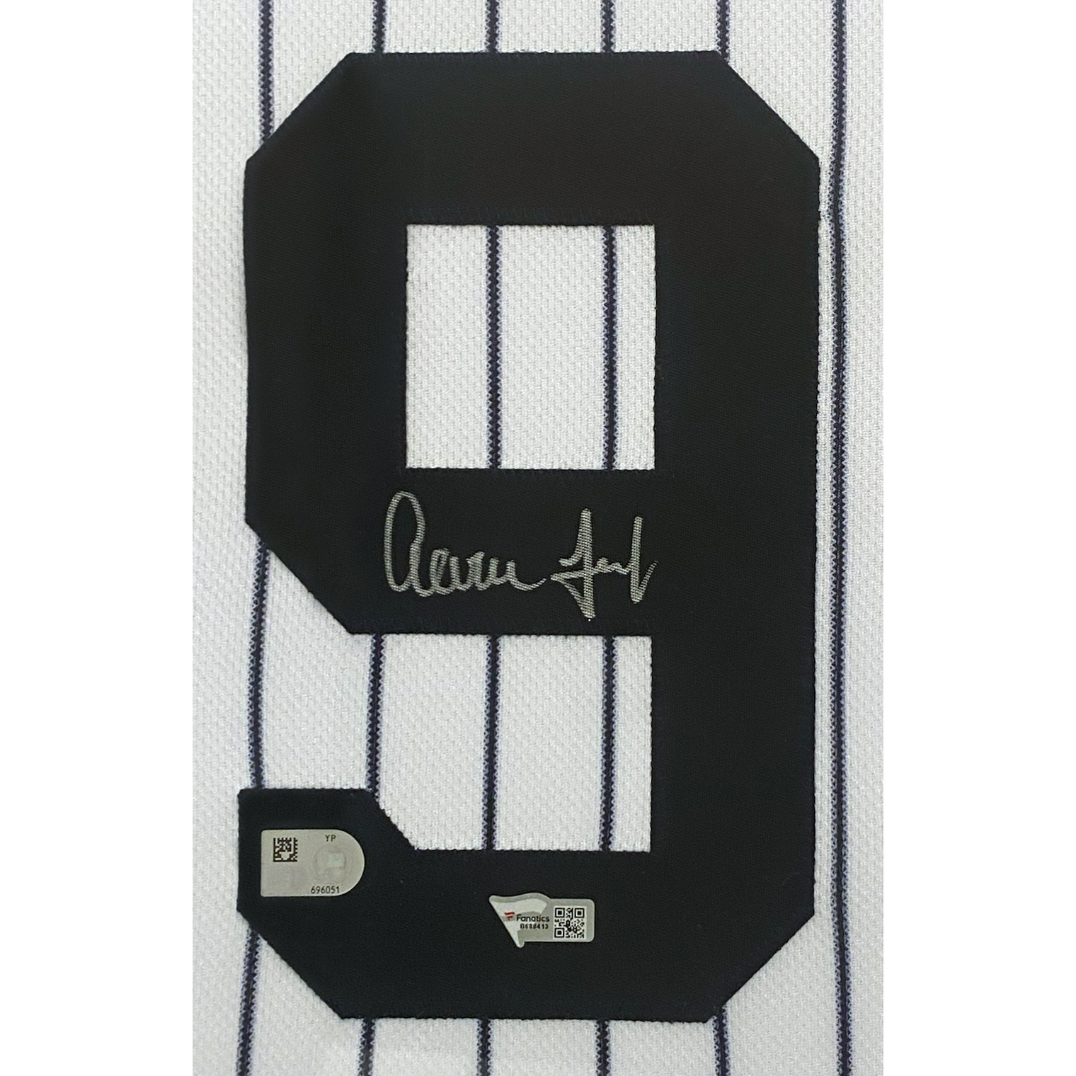 Aaron Judge Autographed Yankees Authentic Framed Jersey w/ Monitor Fanatics