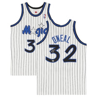 SHAQUILLE O'NEAL Autographed Orlando Magic White M&N Jersey FANATICS