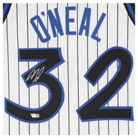 SHAQUILLE O'NEAL Autographed Orlando Magic White M&N Jersey FANATICS