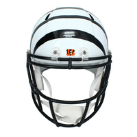 Ja'Marr Chase Autographed Cincinnati Bengals White 2022 Alternate Speed Full Size Helmet Beckett