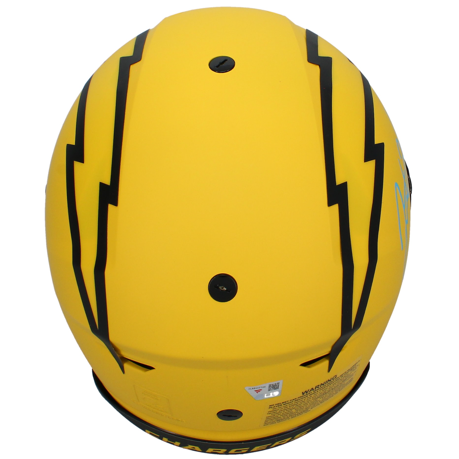 Justin Herbert Autographed Los Angeles Chargers 'RAVE' Authentic SpeedFlex Authentic Helmet Fanatics