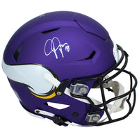 Justin Jefferson Autographed Minnesota Vikings SpeedFlex Authentic Helmet Beckett