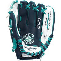 Cal Raleigh Autographed Seattle Mariners Rawlings 10 Inch Team Logo Mini Glove Fanatics