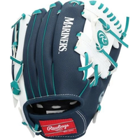 Cal Raleigh Autographed Seattle Mariners Rawlings 10 Inch Team Logo Mini Glove Fanatics