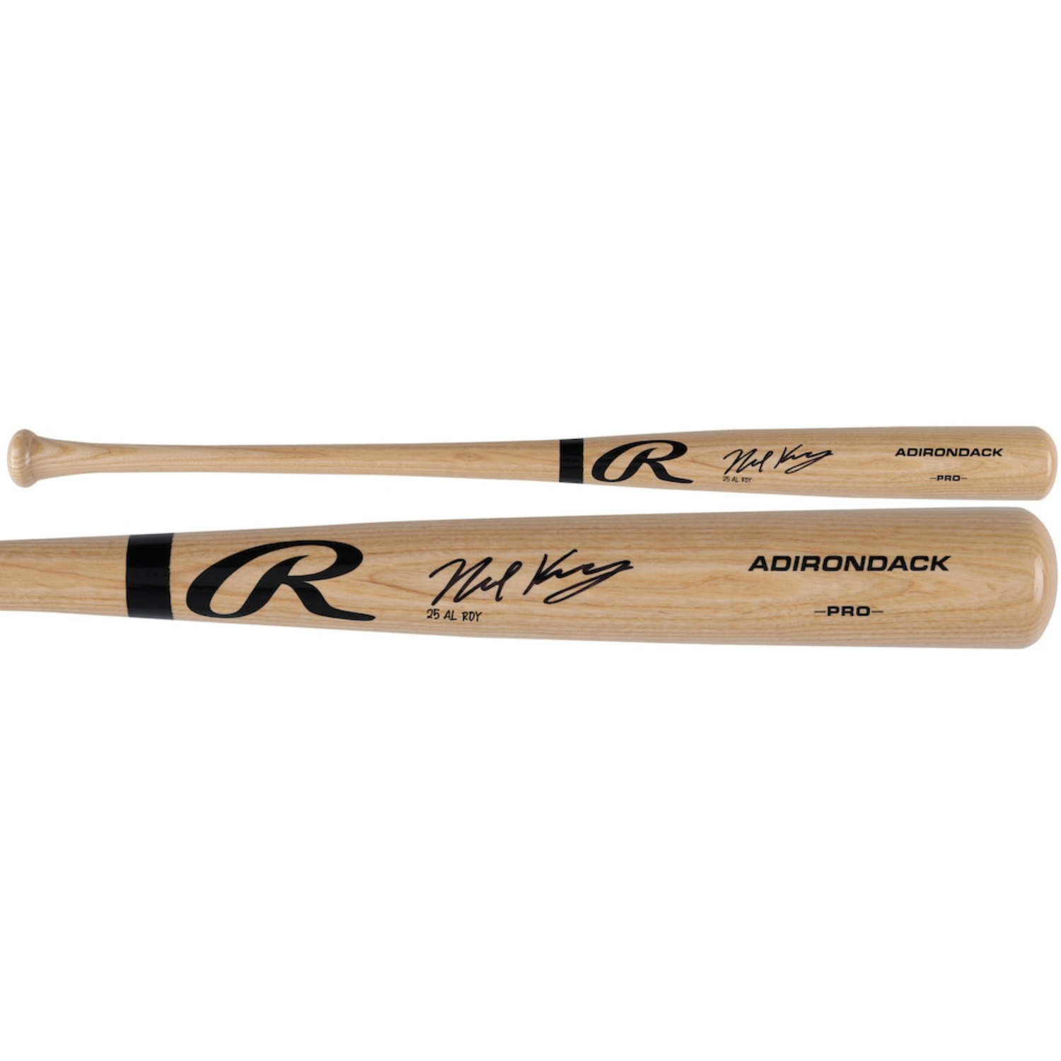 Nick Kurtz Autographed A's "25 AL ROY" Rawlings Pro Model Bat Fanatics