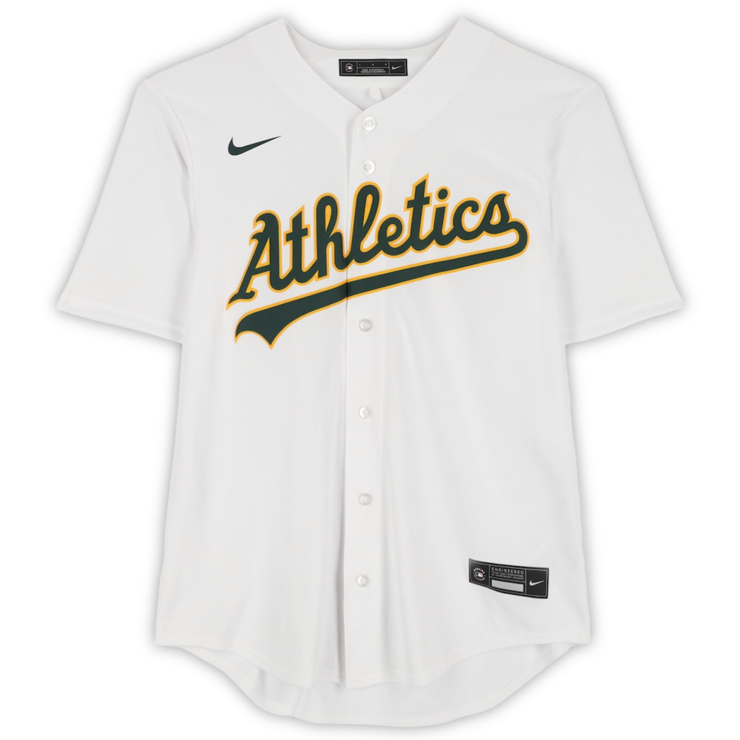 Nick Kurtz Autographed "25 AL ROY" Oakland Athletics Nike White Replica Jersey Fanatics