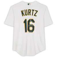 Nick Kurtz Autographed "25 AL ROY" Oakland Athletics Nike White Replica Jersey Fanatics