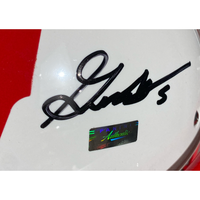 GRAHAM MERTZ Autographed Wisconsin Badgers Full Size Helmet PANINI