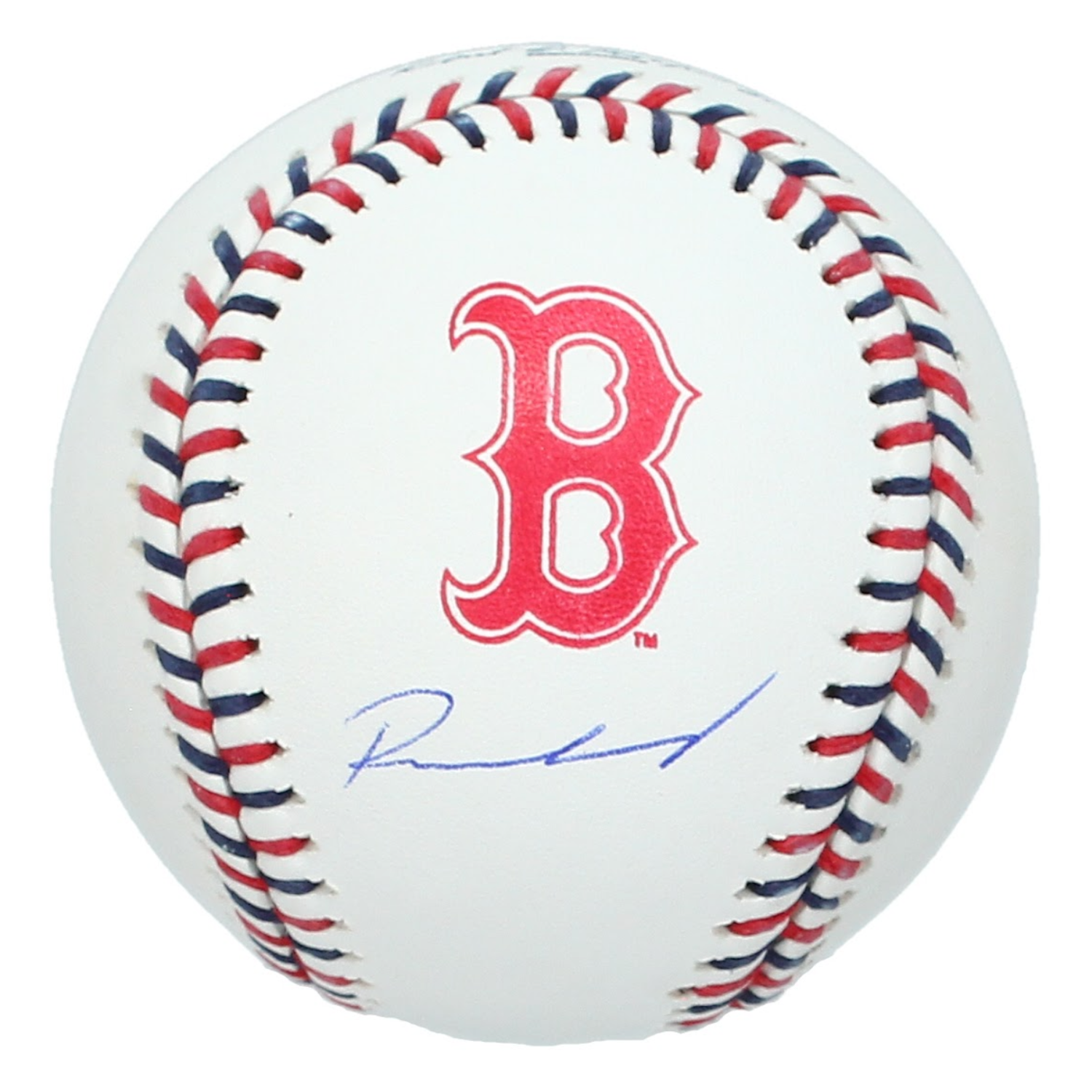 Roman Anthony Autographed Red Sox Team Color Laces Official Baseball Fanatics