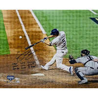 COREY SEAGER Autographed Los Angeles Dodgers WS Statistic 16" x 20" Photograph FANATICS LE 6