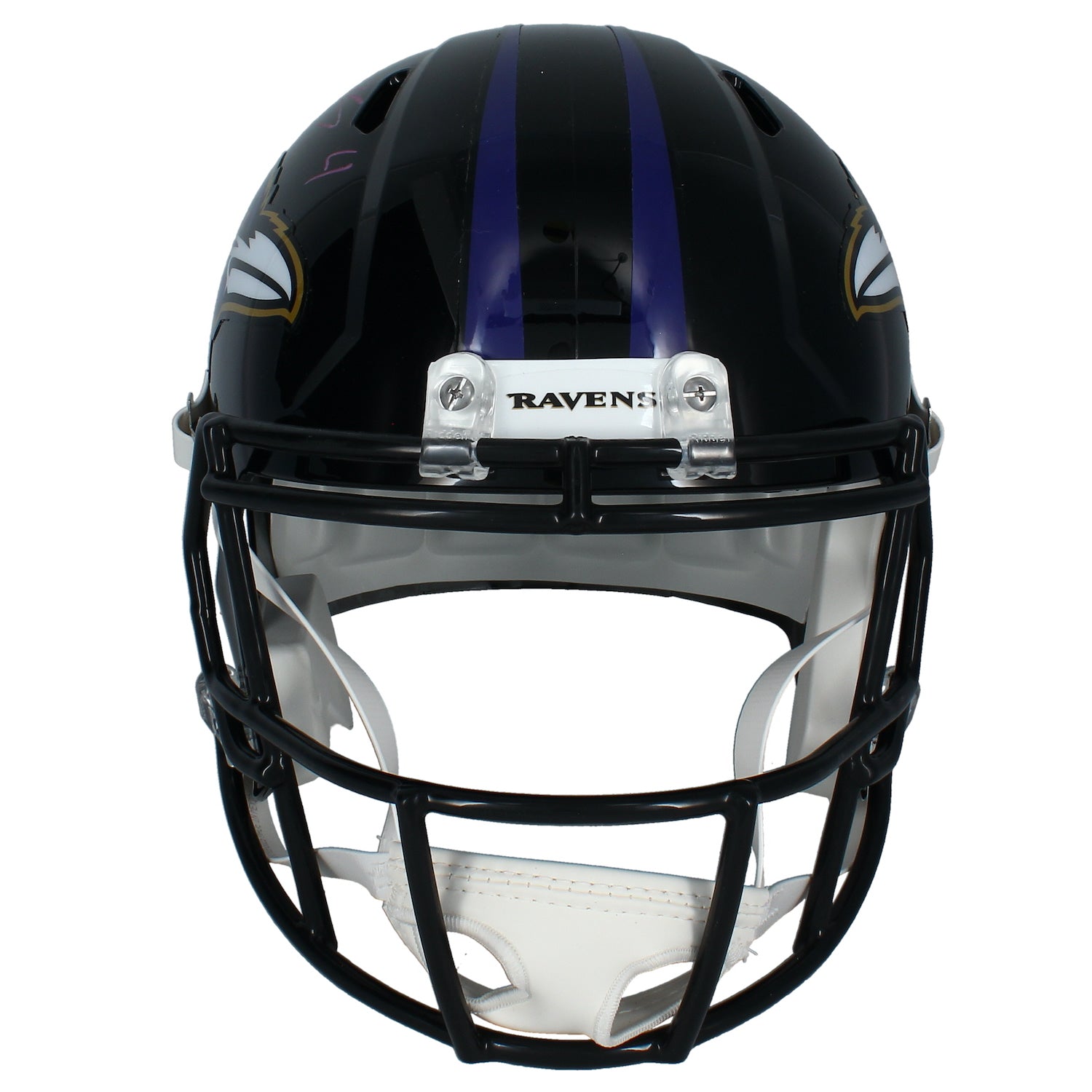 Zay Flowers Autographed Baltimore Ravens Speed Full Size Helmet Beckett