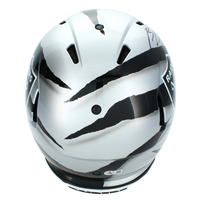 Brock Bowers Autographed Las Vegas Raiders ECC Custom Hand-Painted "Ripped" Speed Authentic Helmet w/Visor & 3D Bumpers Beckett