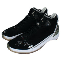 Michael Jordan Autographed Legacy Edition 1's and 22's Shoes UDA LE 5/23
