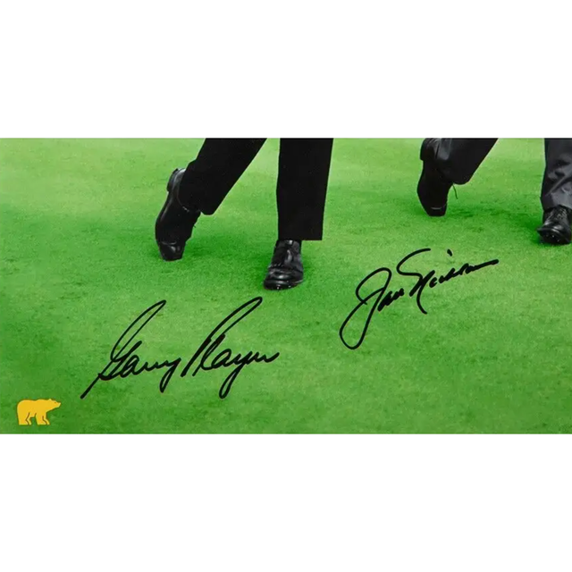 Jack Nicklaus / Gary Player Autographed "Dual w/ Jack" 16" x 20" Photo UDA LE 25