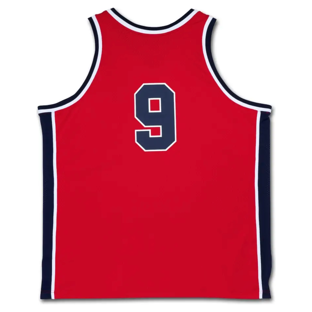 MICHAEL JORDAN Autographed 1984 Team USA Authentic Red Olympic Jersey UDA