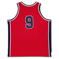 MICHAEL JORDAN Autographed 1984 Team USA Authentic Red Olympic Jersey UDA