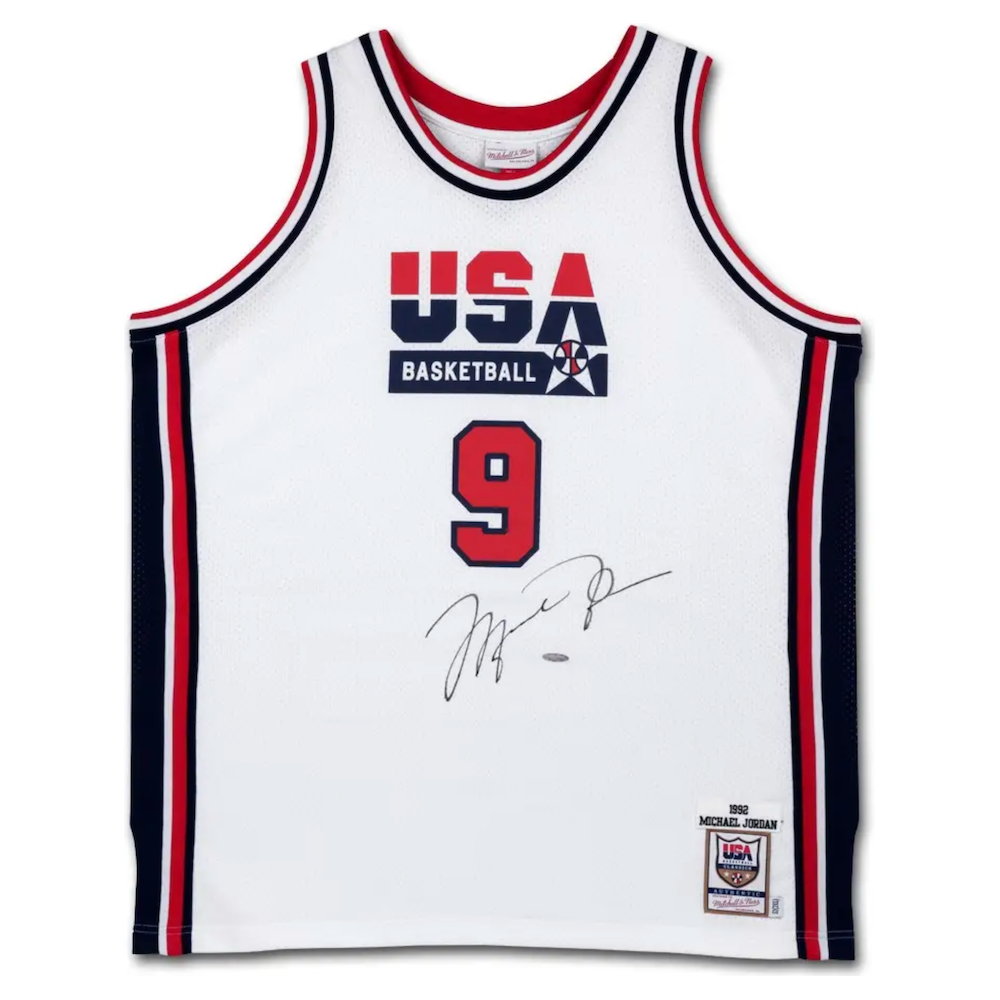 MICHAEL JORDAN Autographed 1992 Team USA Authentic White Jersey UDA