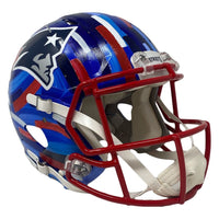 TOM BRADY Autographed Patriots Hand Painted Authentic Helmet FANATICS LE 1/1