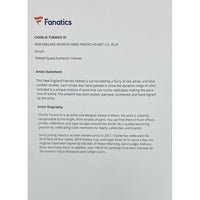 TOM BRADY Autographed Patriots Hand Painted Authentic Helmet FANATICS LE 1/1