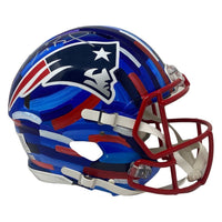 TOM BRADY Autographed Patriots Hand Painted Authentic Helmet FANATICS LE 1/1