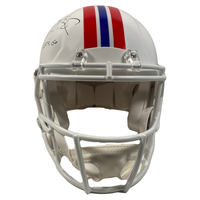 TOM BRADY Autographed "Let's Go" Authentic Patriots TB Helmet FANATICS LE 12/12