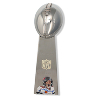 Tom Brady Autographed Buccaneers Painted Lombardi Trophy Beckett LE 12