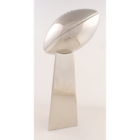 Tom Brady Autographed Patriots Painted Lombardi Trophy Beckett LE 2/12