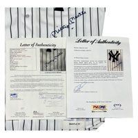 MICKEY MANTLE Autographed New York Yankees Diamond Collection Jersey PSA / JSA