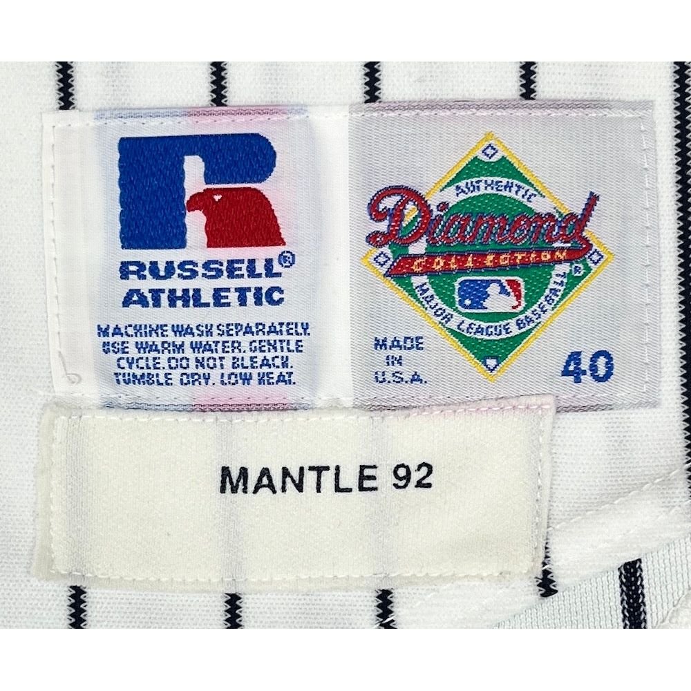 MICKEY MANTLE Autographed New York Yankees Diamond Collection Jersey PSA / JSA