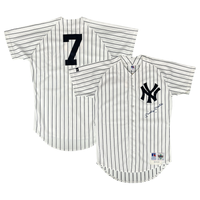 MICKEY MANTLE Autographed New York Yankees Diamond Collection Jersey PSA / JSA