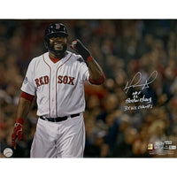 DAVID ORTIZ Autographed Boston Red Sox "HOF 22, 3x WS Champs" 16" x 20" Photo FANATICS LE 34/34