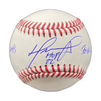 DAVID ORTIZ Autographed Red Sox HOF 22, 3x WS Champs Baseball FANATICS LE 22/34