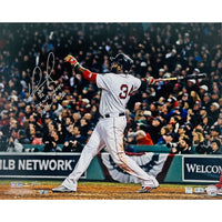 DAVID ORTIZ Autographed Boston Red Sox"3x WS Champs, HOF 22" 16" x 20" Photo FANATICS LE 22/34