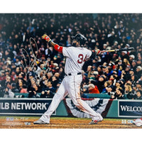 DAVID ORTIZ Autographed Boston Red Sox "3x WS Champs, HOF 22" 16" x 20" Photo FANATICS LE 34/34