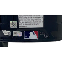 DAVID ORTIZ Autographed "HOF 22, 3x WS Champs" Batting Helmet FANATICS LE 22/34