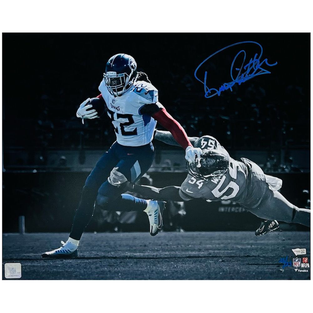 DERRICK HENRY Autographed Tennessee Titans 16" x 20" Photo FANATICS LE 25/25