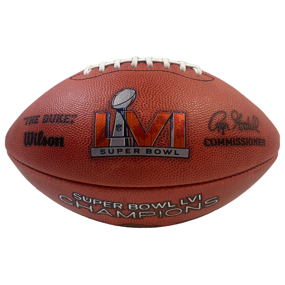 COOPER KUPP Autographed "SB LVI MVP" Super Bowl Champ Football FANATICS LE 10/56
