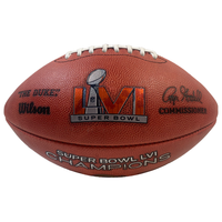 COOPER KUPP Autographed "SB LVI MVP" Super Bowl Champ Football FANATICS LE 10/56