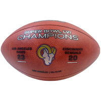 COOPER KUPP Autographed "SB LVI MVP" Super Bowl Champ Football FANATICS LE 10/56