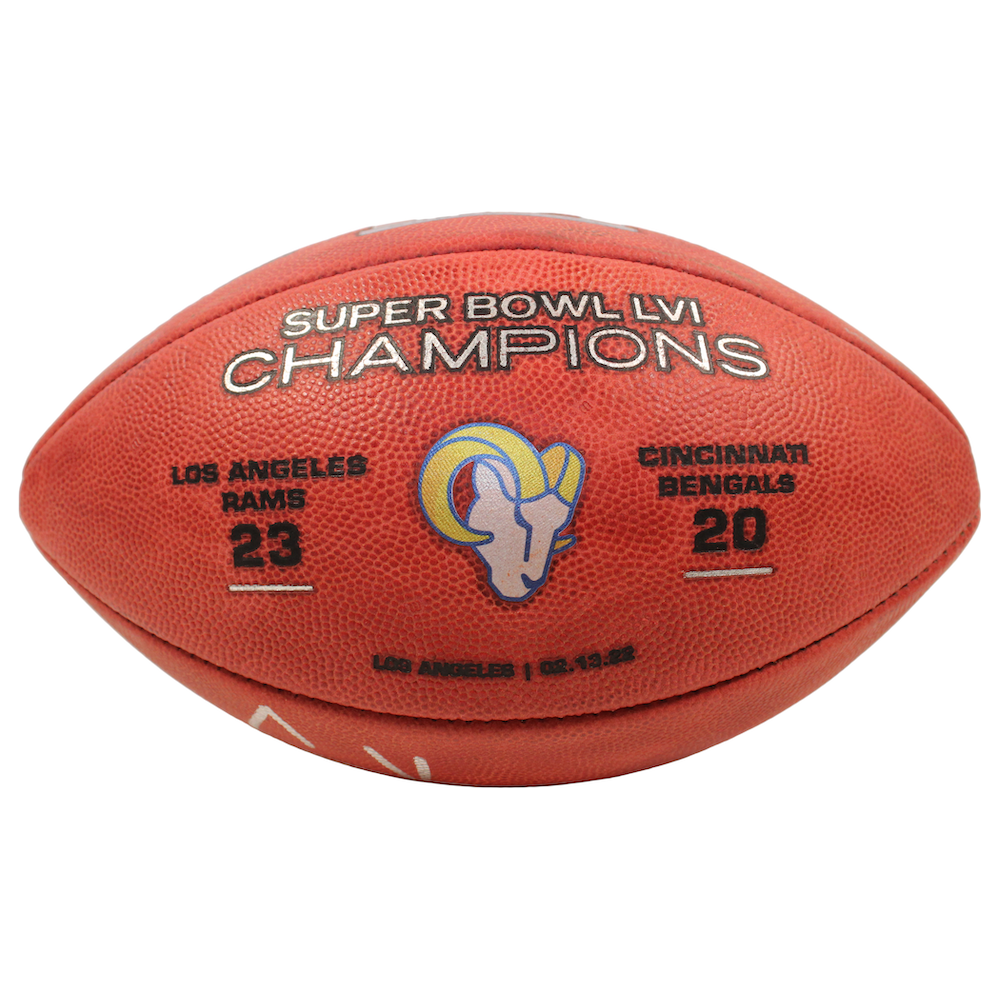 COOPER KUPP Autographed "SB LVI MVP" & "SB LVI Champs" Football FANATICS LE 1/10