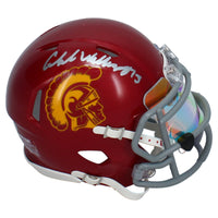Caleb Williams Autographed USC Trojans Mini Speed Helmet W/ Visor Fanatics