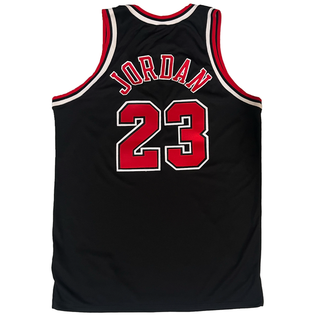 Michael Jordan Autographed Chicago Bulls Retirement Ed. Black Nike Jersey UDA